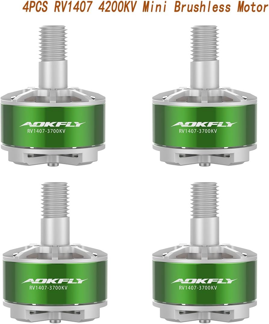 4PCS RV1407 FPV Brushless Motor 4200KV For RC DIY Mini Drone