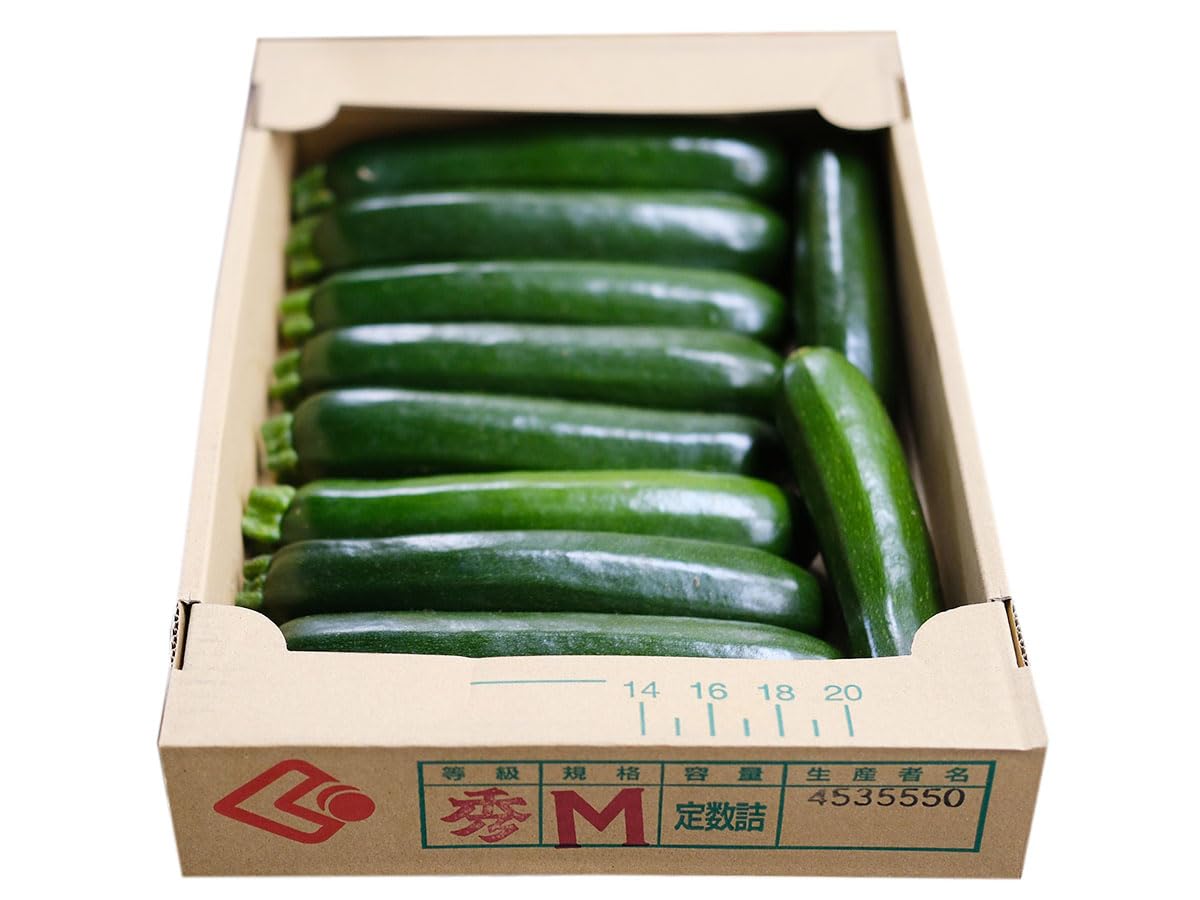 ブランドズッキーニ | 潤翠-JUNSUI- | 宮崎県産　Mサイズ　5箱セット Amazon.co.jp: 宮崎県産他 ズッキーニ 緑色 8～12本入り （S～Lサイズ