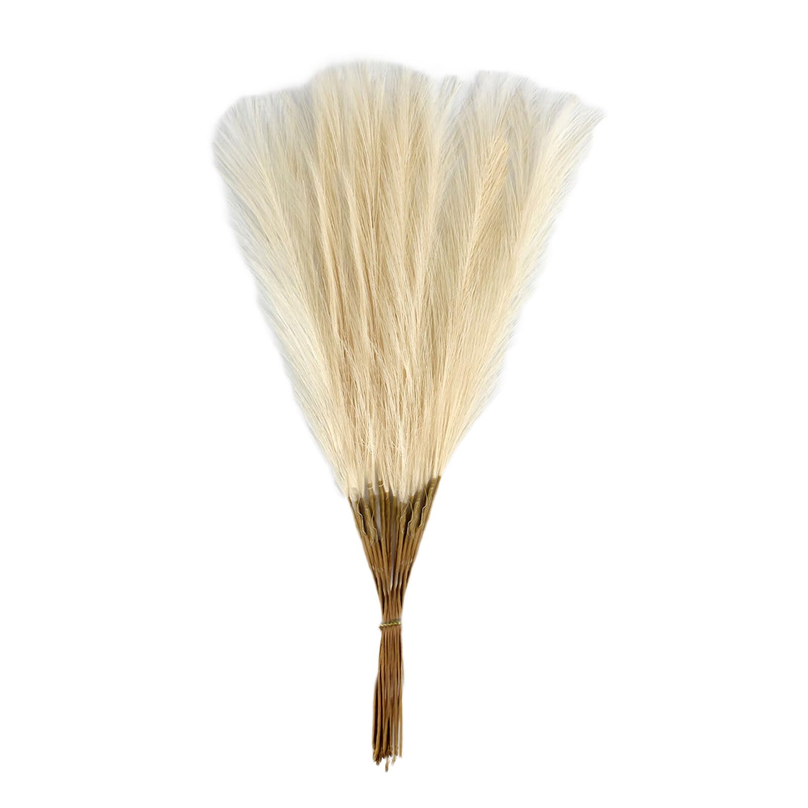 Hsioluted 30Pcs Artificial Pampasgrass Realistic Simulation Cattail for Thanksgiving Wedding Christmas Home Party Decoration Pampasgrass