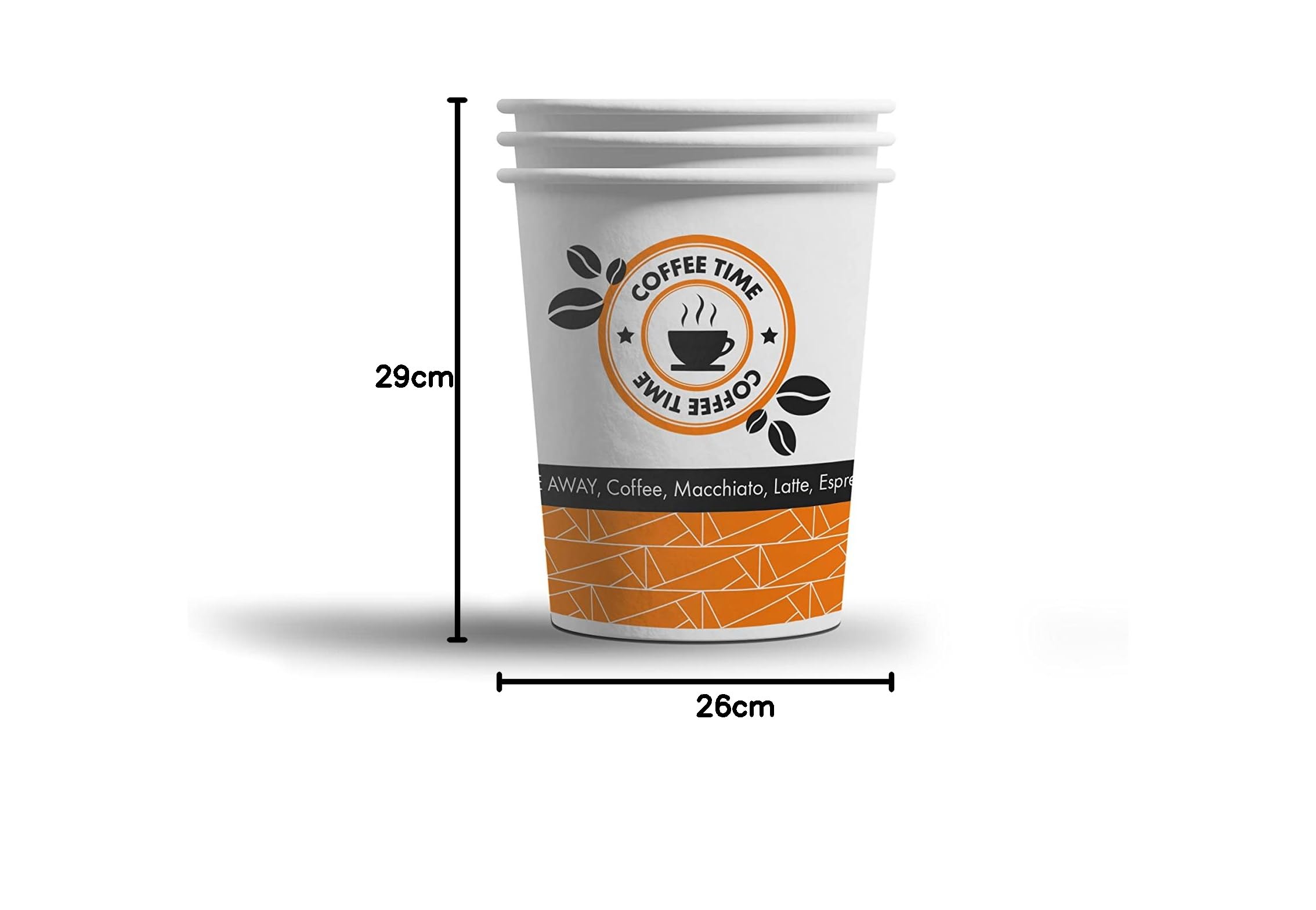 1000 Bicchieri di Carta 200 ml, Bicchieri Biodegradabili e Compostabili, Bicchierini per Caffè e Bevande Calde in Carta Monouso Senza Plastica (1000)