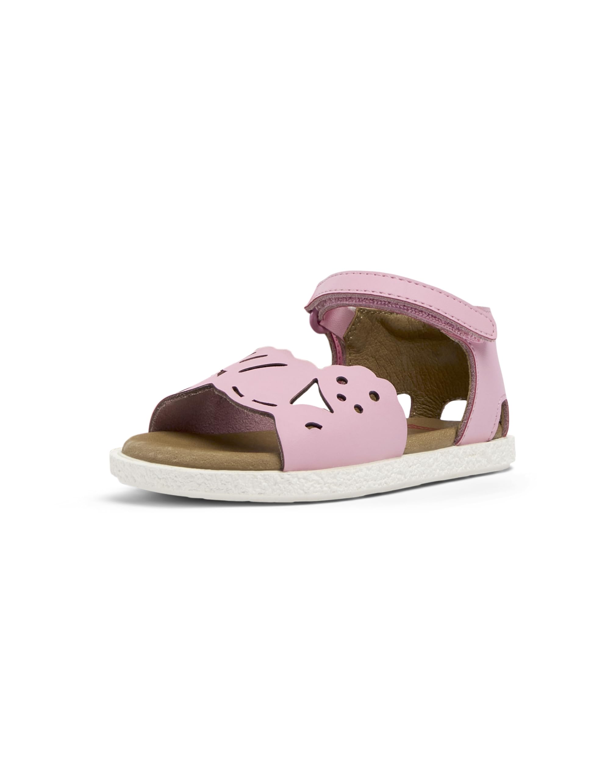 Camper Baby Girls' Miko K800560 2-Strap Sandal, Pastel Pink 001 Tws, 6 UK