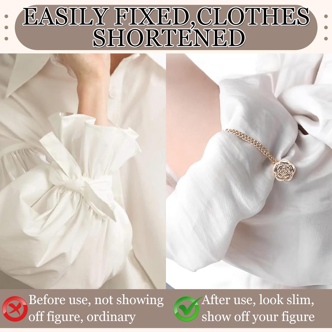 12 Pièces Pince à Vêtements Magnétique Multifonctions, pour Attacher Les Ourlets Les Jambes de Pantalon Les Manches de Chemise