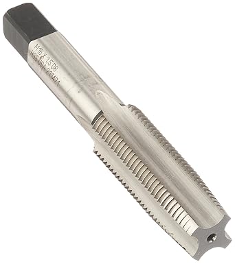 Kodiak Cutting Tools KCT211264 USA Made Taper Tap, D6 Limit, Metric 4 Flute, Ground Threads, High Speed Steel, M16 x 1.5 Size