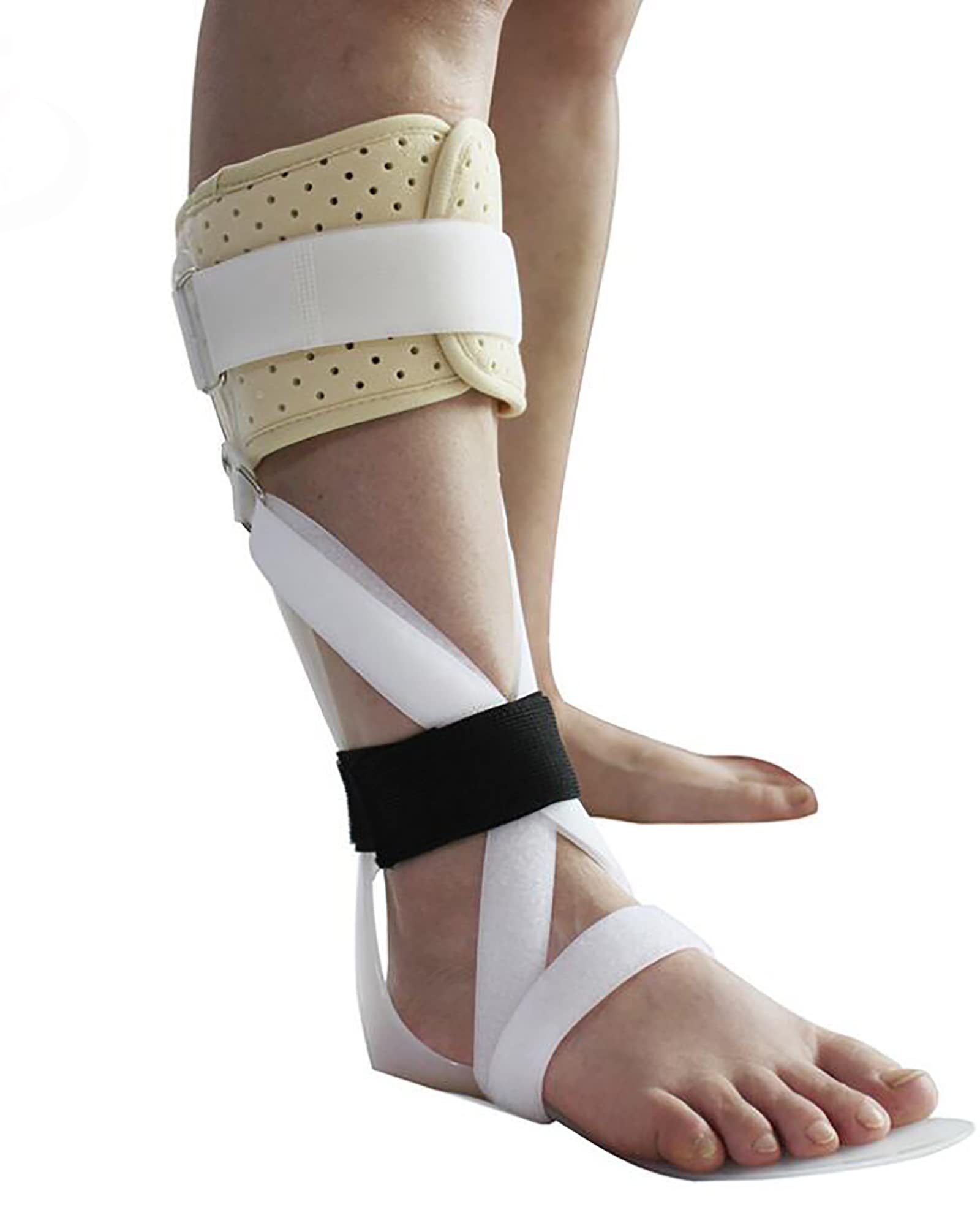 ortesis para el pie, Órtesis estabilizadora for pie caído con soporte nocturno transpirable for fascitis plantar y férula de tobillo for aliviar el dolor (derecha, M, izquierda-L)(Left,L)