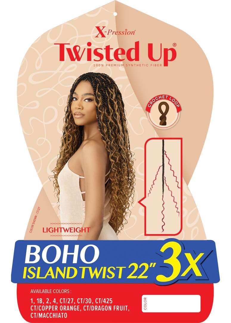 Amazon.com : Outre X-Pression - Twisted Up - Boho Island Twist 22
