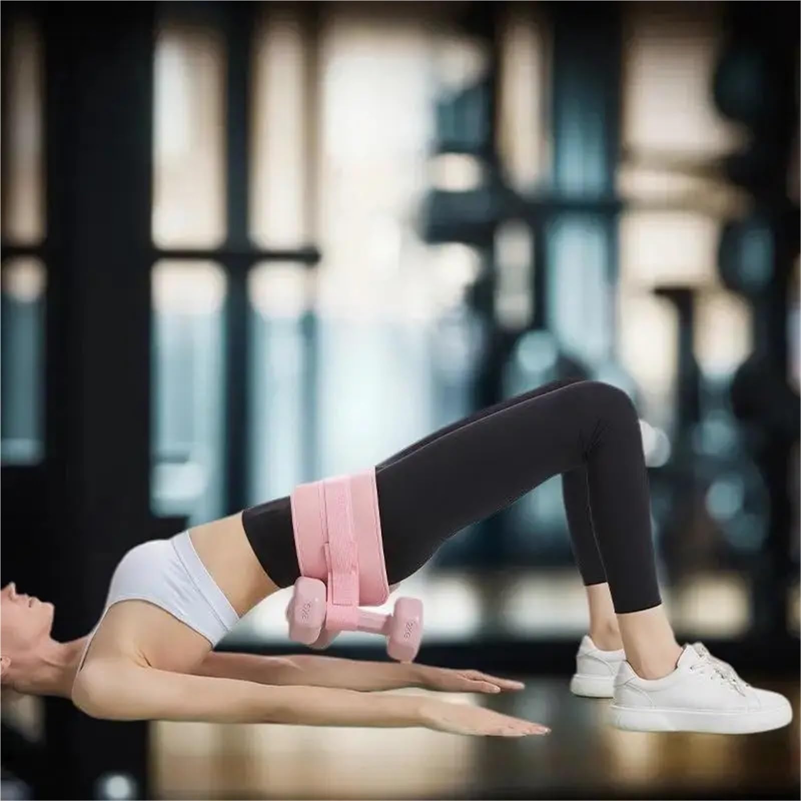 1 x Hantel-Übungsgürtel for Hüftschub-Workouts Für Kraftdreikampf