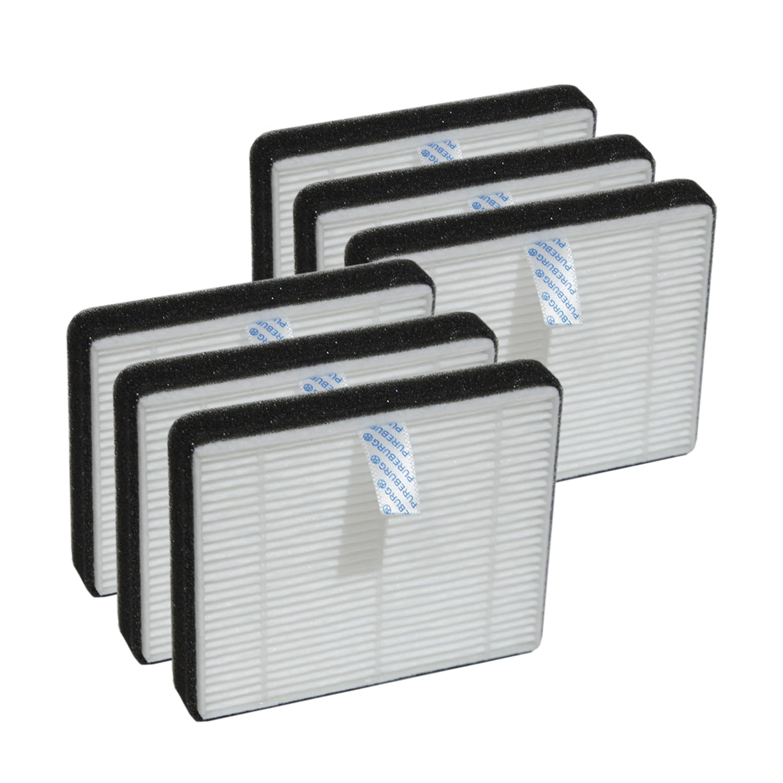 PUREBURG AP03 Replacement Filter Compatible with CONAIRPURE Portable Air Purifier AP03,H13 True HEPA Air Clean Small Room,6-Pack