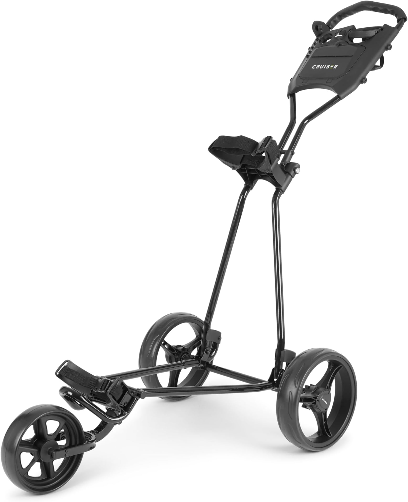 Cruiser Golf CR-4 Golf Trolley Deluxe 3 Wheel Push Cart Lightweight Easy to Fold