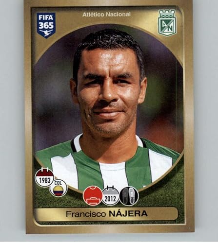 2016-17 Panini FIFA 365 Stickers #503 Francisco Najera Atlético Nacional Official Soccer Album Sticker in Raw (NM or Better) Condition