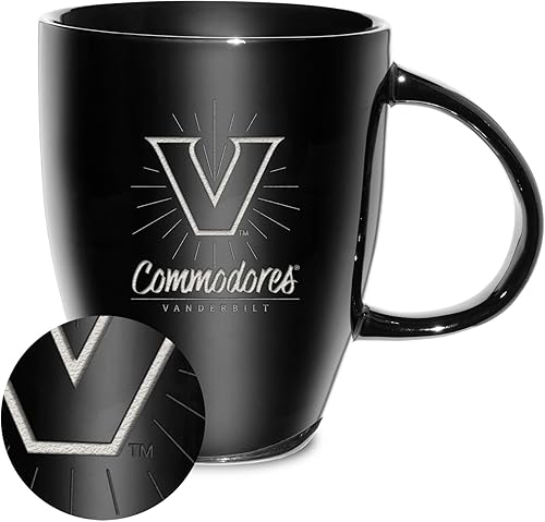 Vista 33 de Rico Industries NCAA - Taza de cerámica con grabado láser, 18 onzas, café y té