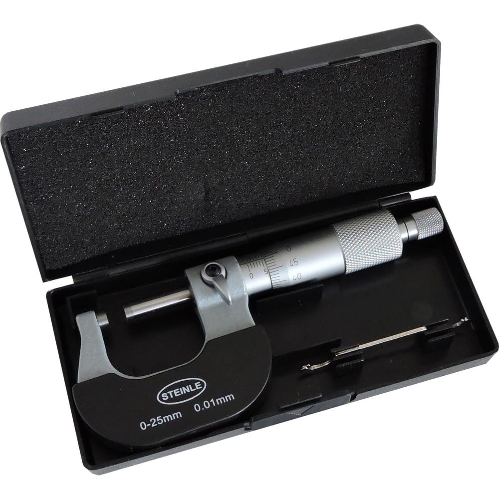 STEINLE Micromètre 0-25 mm DIN 863 - Type : 2130 - Prix valable jusqu'au 31.05.2024 - Jusqu'à épuisement des stocks