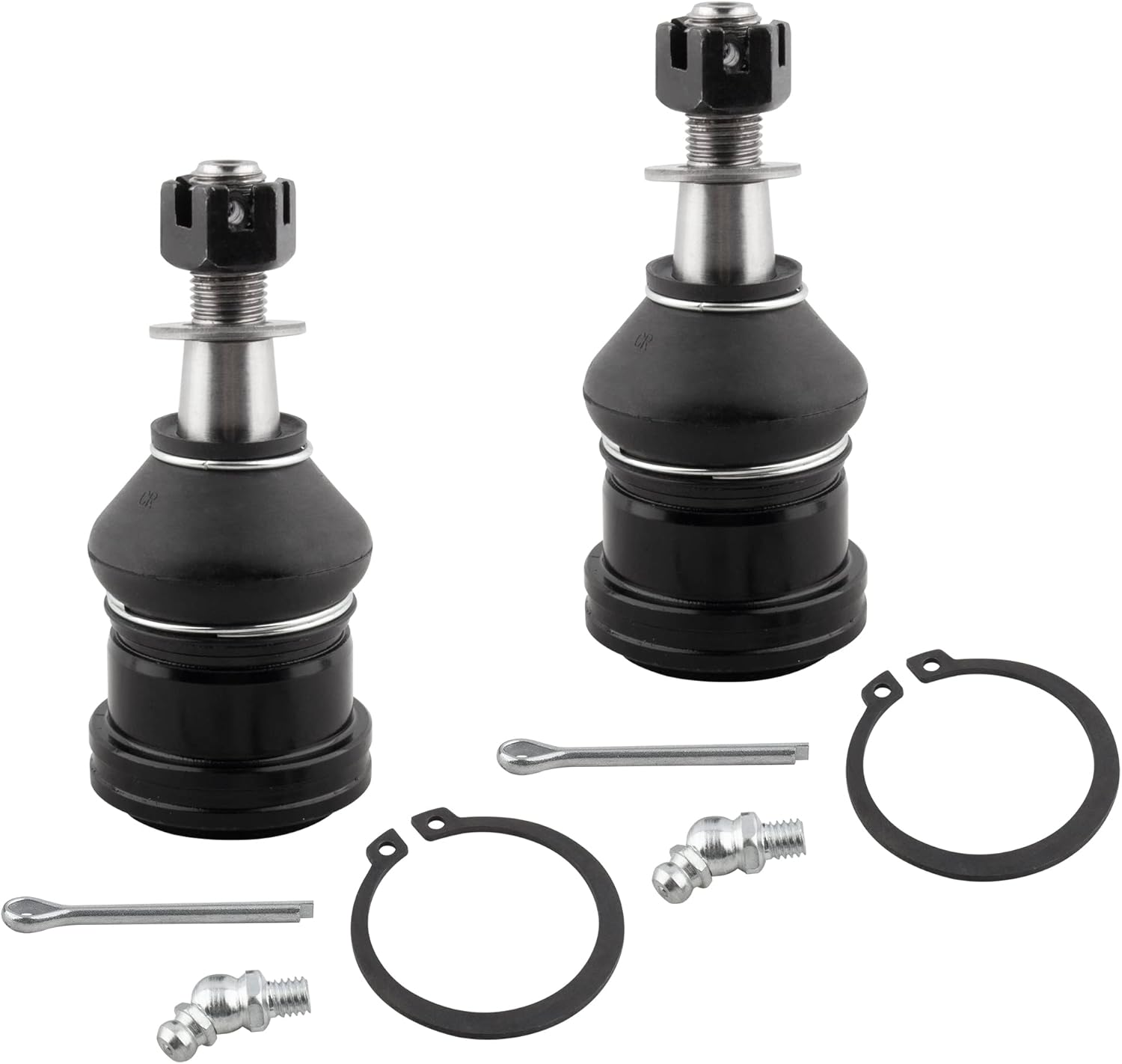 BOXI K7399 ES3537 2x Front Outer Tie Rod End Links + 2x Lower Ball Joints Fit for Dodge Grand Caravan 2001-2004 / for Chrysler Voyager Town & Country 2001-2004 (Set of 4)