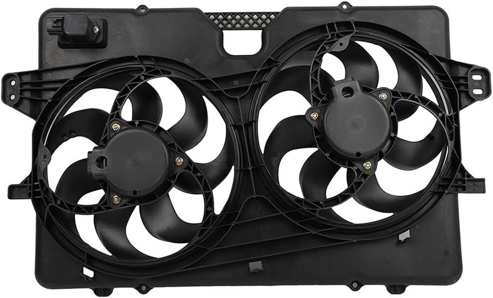 SCITOO Engine Radiator Condenser Cooling Fan Assembly Compatible with for Ford & for Mercury Modele, for Escape 2008-2012, for Mariner 2008-2011, OE Number: 621-395