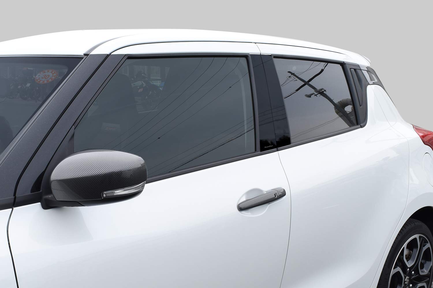 スイフトスポーツセカンドステージピラーガーニッシュ　ピアノブラック(バイザー有) Amazon | SecondStage(セカンドステージ) スズキ スイフトスポーツ