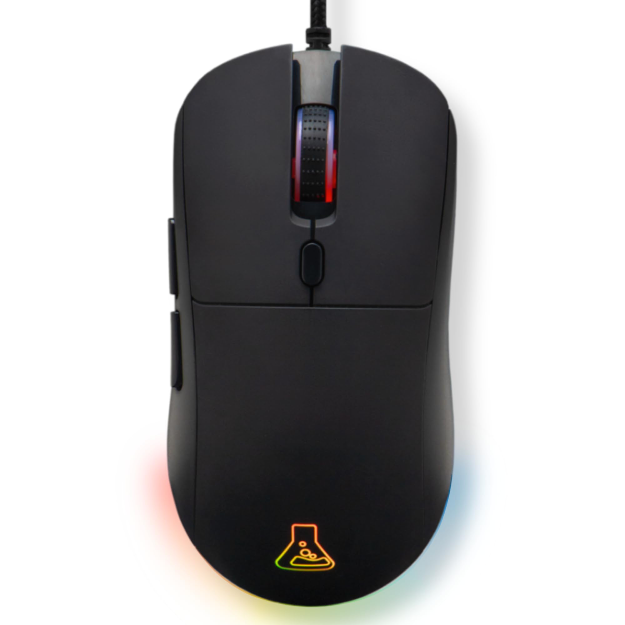 The G-Lab – Kult Cobalt - Raton Gaming con Cable USB - Sensor Ultrarreactivo hasta 12.800 dpi, Cómodo y Ligero, 6 Botones, RGB Personalizable - Ratón Gaming 100% Personalizable - PC/PS4/PS5 – Nuevo