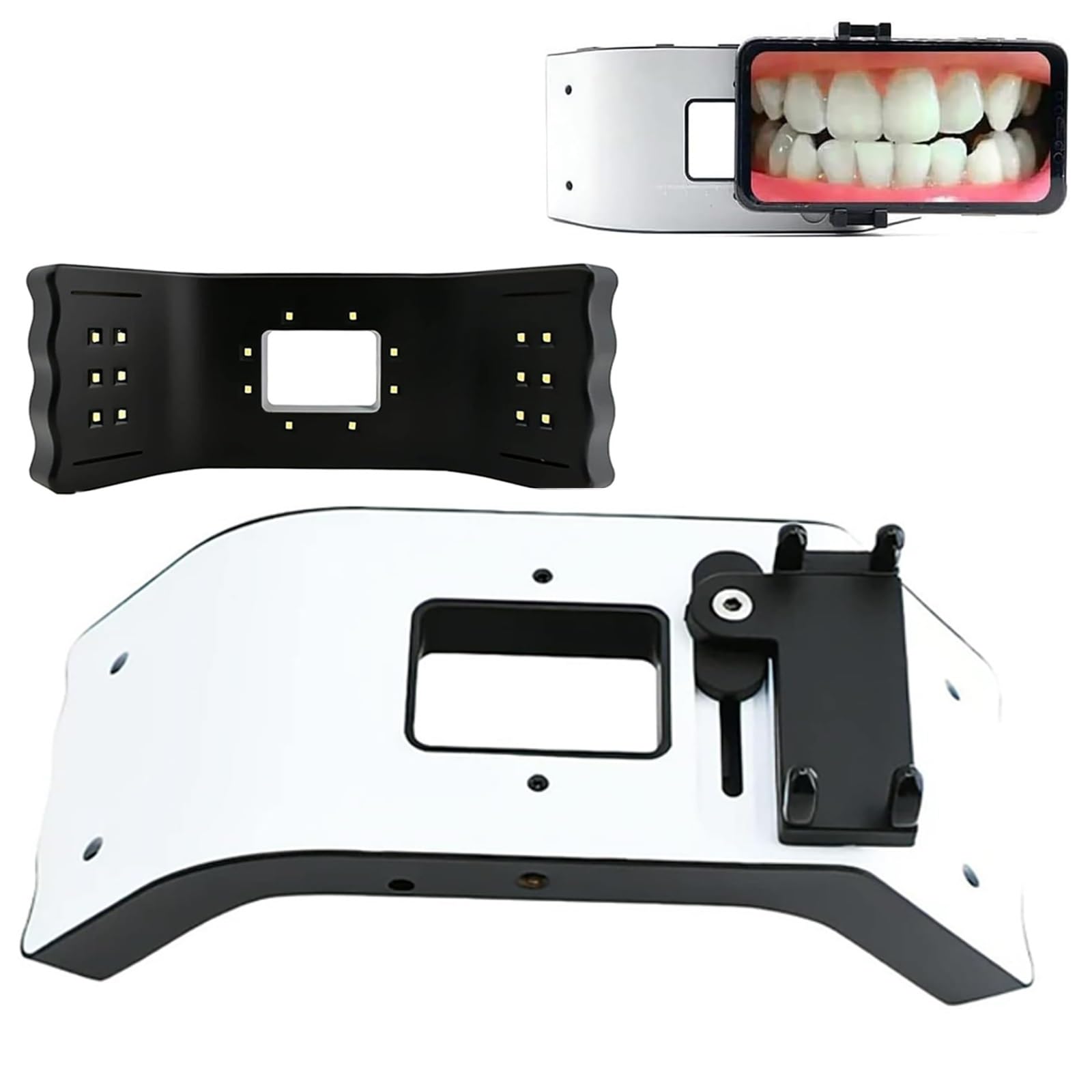 Kit de luz LED dental para teléfono móvil y fotografía oral 3D