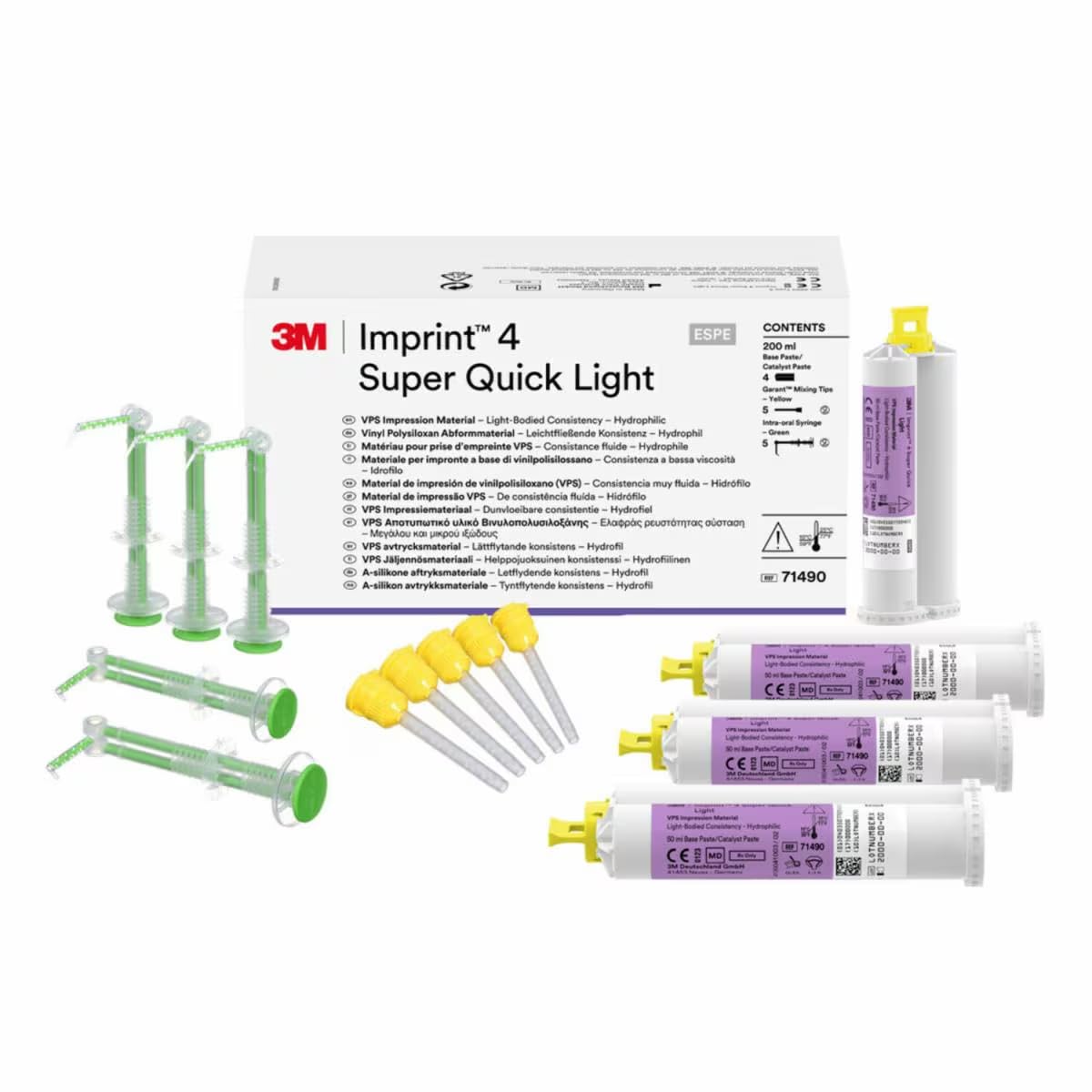 3M ESPE 3M-71490 Imprint 4 Super Quick lb Impression Material (Pack of 4)
