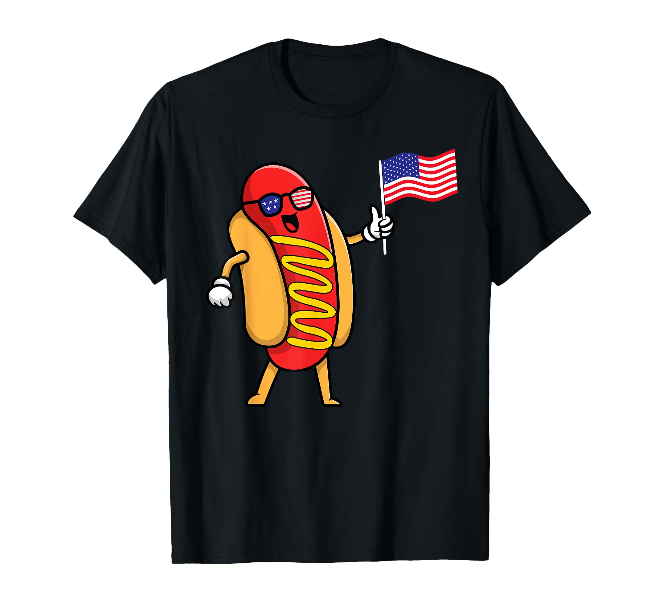 4th of July Hot Dog Hotdog 4th of July Shirts Boys Men Women T-Shirt