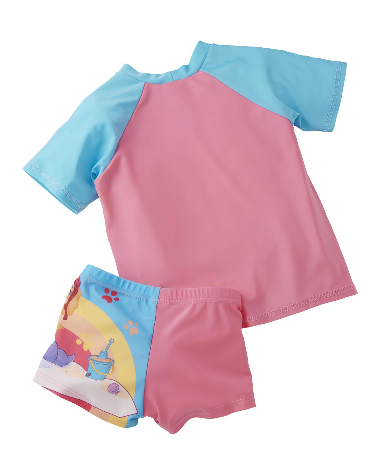 Paw Patrol Ensemble de natation UV pour fille – Maillot de bain 2 pièces pour enfant Rose