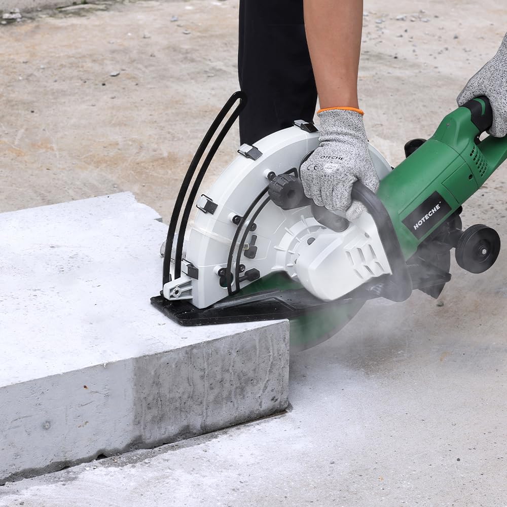 Hoteche 14" Electric Concrete Saw - 2600W -7