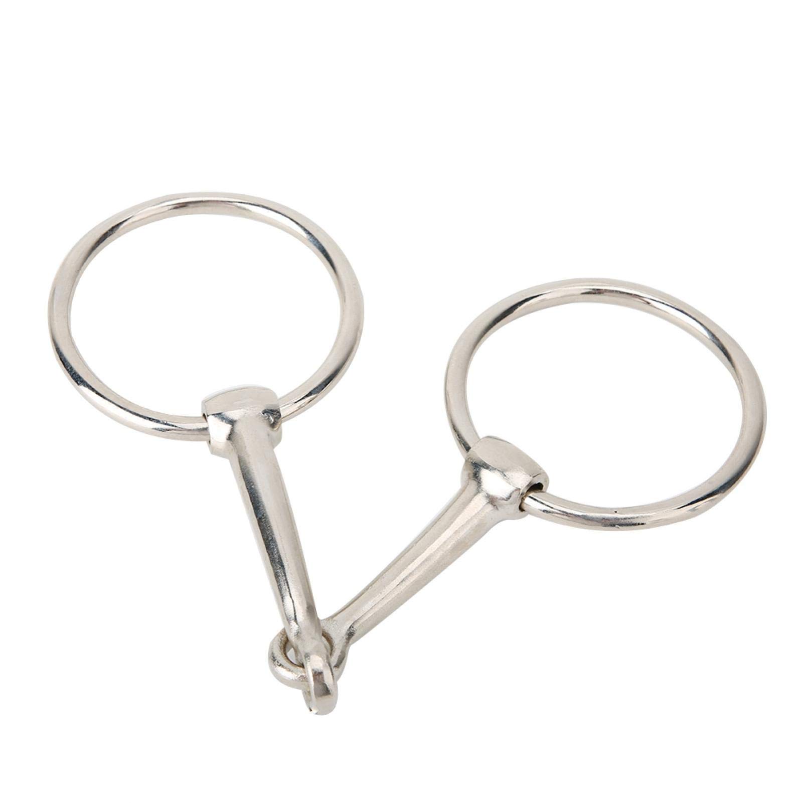 Filetto ad Anello per Cavallo in Ferro Bocca snodata Cava per Forniture equestri