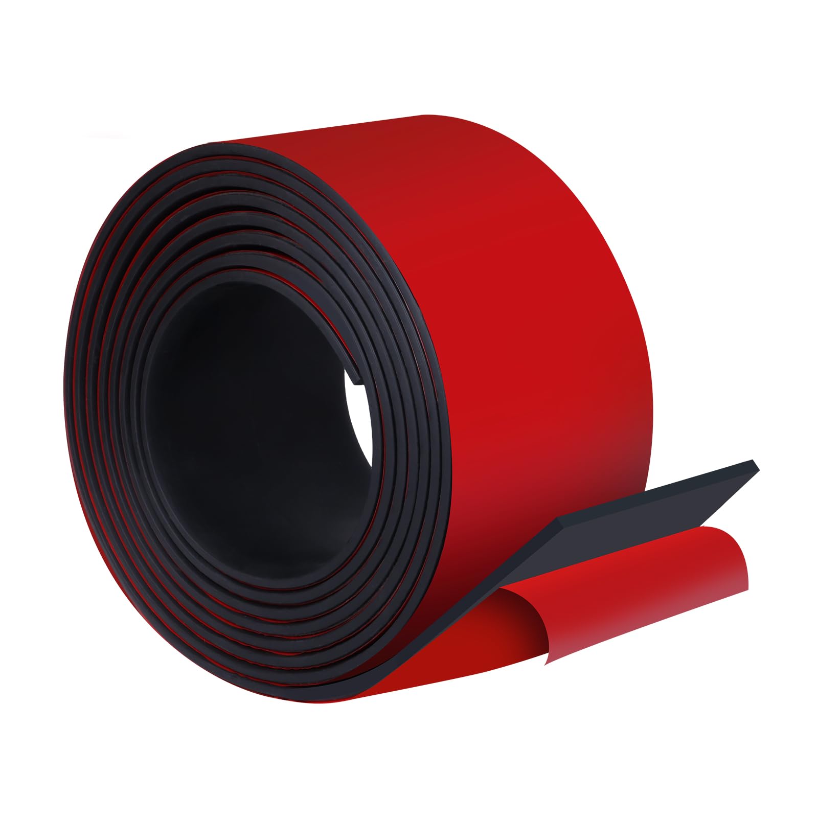 Gummistreifen Selbstklebend 80mm(B) x1.5mm(D) x3m(L) Neopren Gummimatte | Gummiplatte Vollgummi Gummiprofil für DIY-Dichtungen, Bodenbeläge Schutz, Isolation, Anti-Vibration, Anti-Rutsch