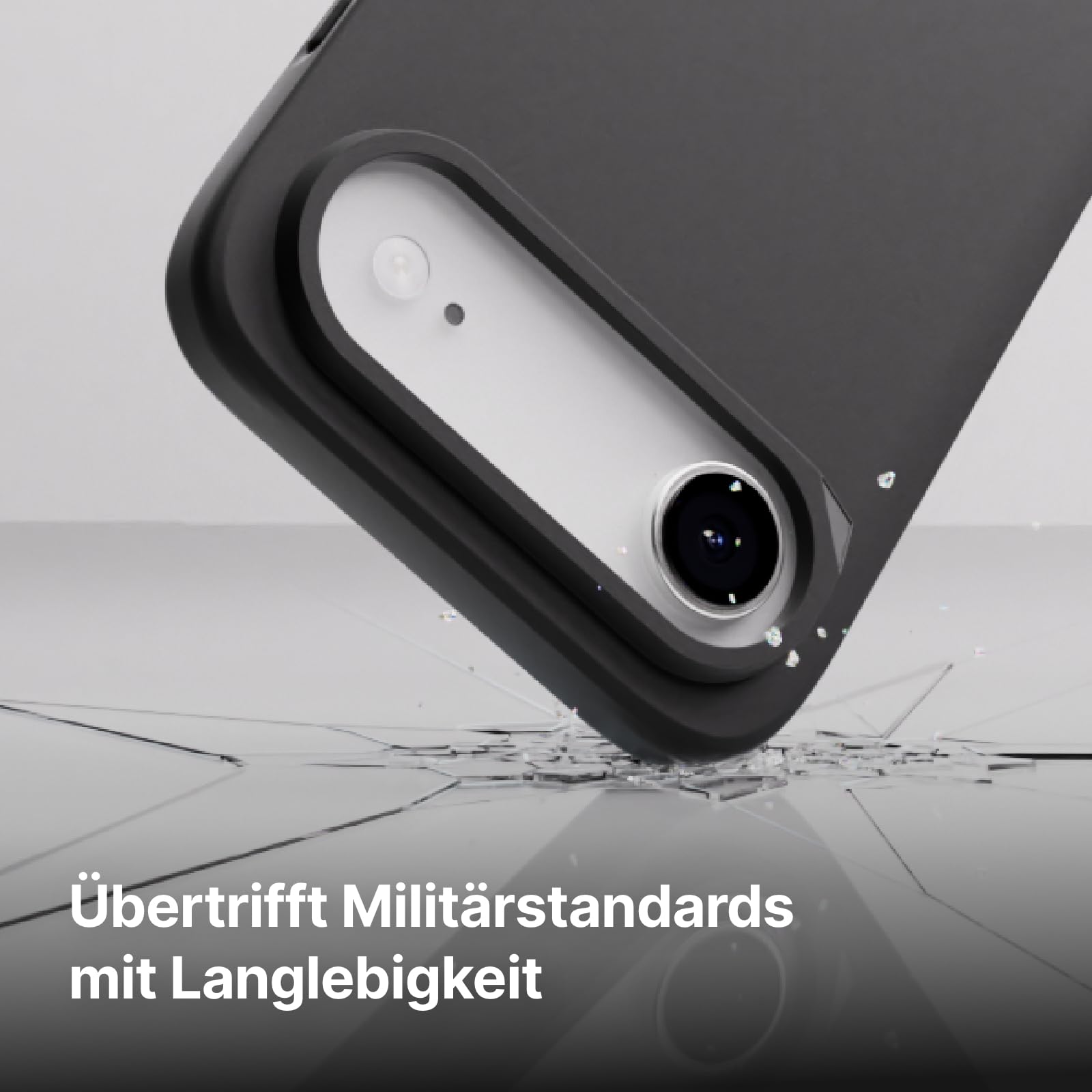 RhinoShield SolidX Hülle für MagSafe für iPhone 17 Pro Max | Starker Magnet, Fallschutz nach Militärstandard, verstärkte Stoßdämpfung, verbesserter Eckenschutz, schlank, leicht