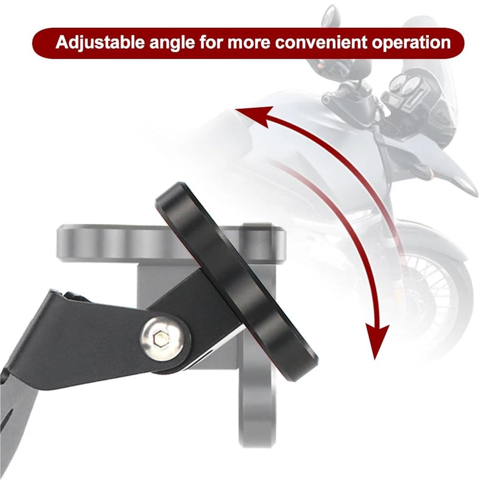 BAYDE Soporte Accesorios Motocicleta Parabrisas GPS Soporte Teléfono Navegación para R1150GS 1999-2004