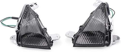 Areyourshop Señales direccionales delanteras para lente para Kawasaki ZX14R 2006-2010, ZX10R 2006-2007, ZX636ZX6R 2005-2010, Ninja 650F 2006-2008,