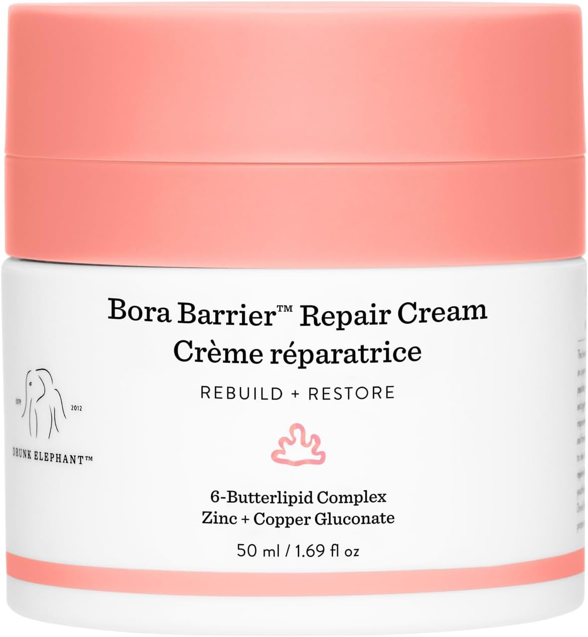 Bora Barrier Repair Cream by Drunk Elephant for Women 1.69 oz