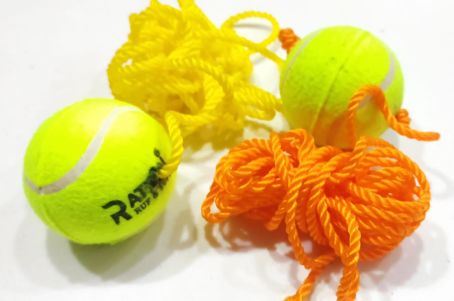 Tennis Hanging Ball with Rope 3.5meters Set of 2 Balls Hanging Ball | Practice Ball | Training Ball | Cricket Ball | Ball | Hanging Cricket Practice Ball | Gift for Boys | Hanging Tennis Ball (B0D9M94332) Amazon Price History, Amazon Price Tracker