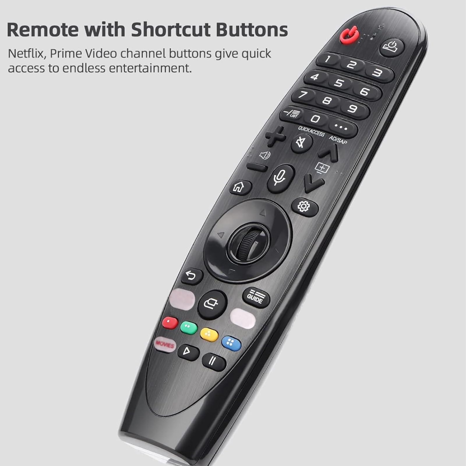 NCONCO Replacement Remote Control AKB75855501 Voice Magic Compatible for LG Magic Smart TV Voice Magic Remote AKB75855501 for LG AN-MR20GA AN-MR19BA Smart TV - Image 2