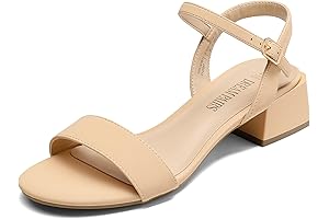 Women's Open Toe Low Heels: Embracing Comfort and Style