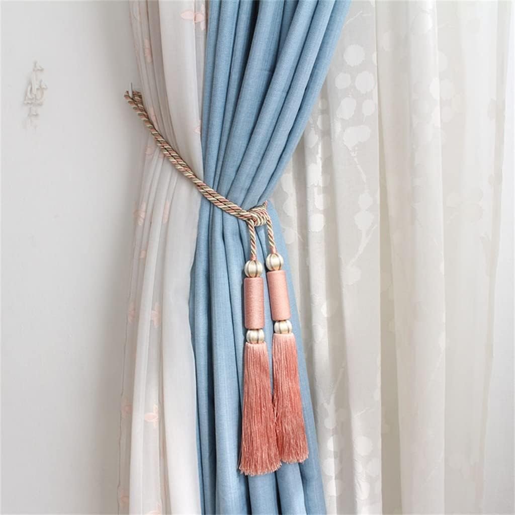 FMURY Large Long Double-Ended Curtain Tassel Strap Hook Curtain Buckle(E)