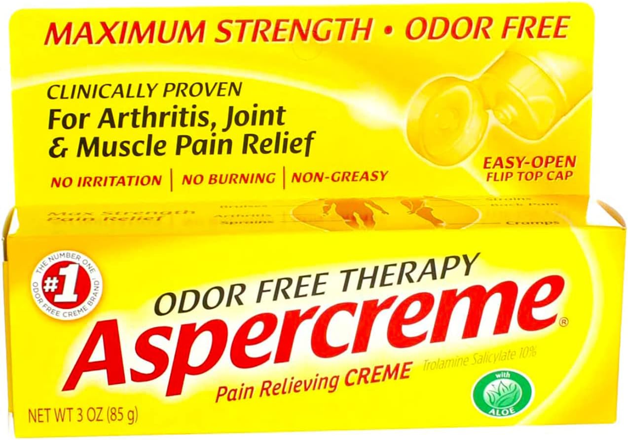 Bеѕt Dеаl Aspercreme Pain Relieving Creme, Odor Free - 3 oz, Pack of 3