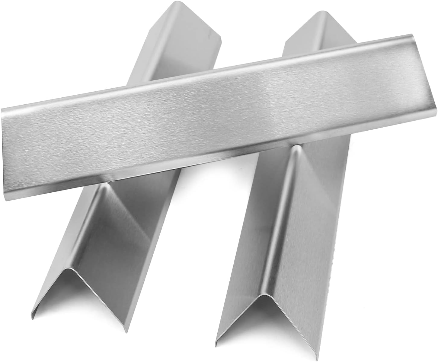 Denmay 38,8 cm 7635 pręty smakowe części zamienne do Weber Spirit I & II Serie E210, E220, S210, S220 (z przednimi pokrętłami sterującymi), części zamienne do płyty grzewczej ze stali nierdzewnej, 3