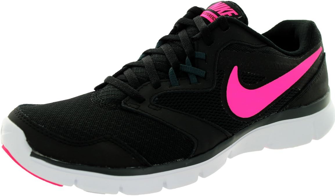 Nike Women's Flex Experience Rn 3 Black/Pink Pow/Clssc CHRCL/Wht Running Shoe 8 Women US