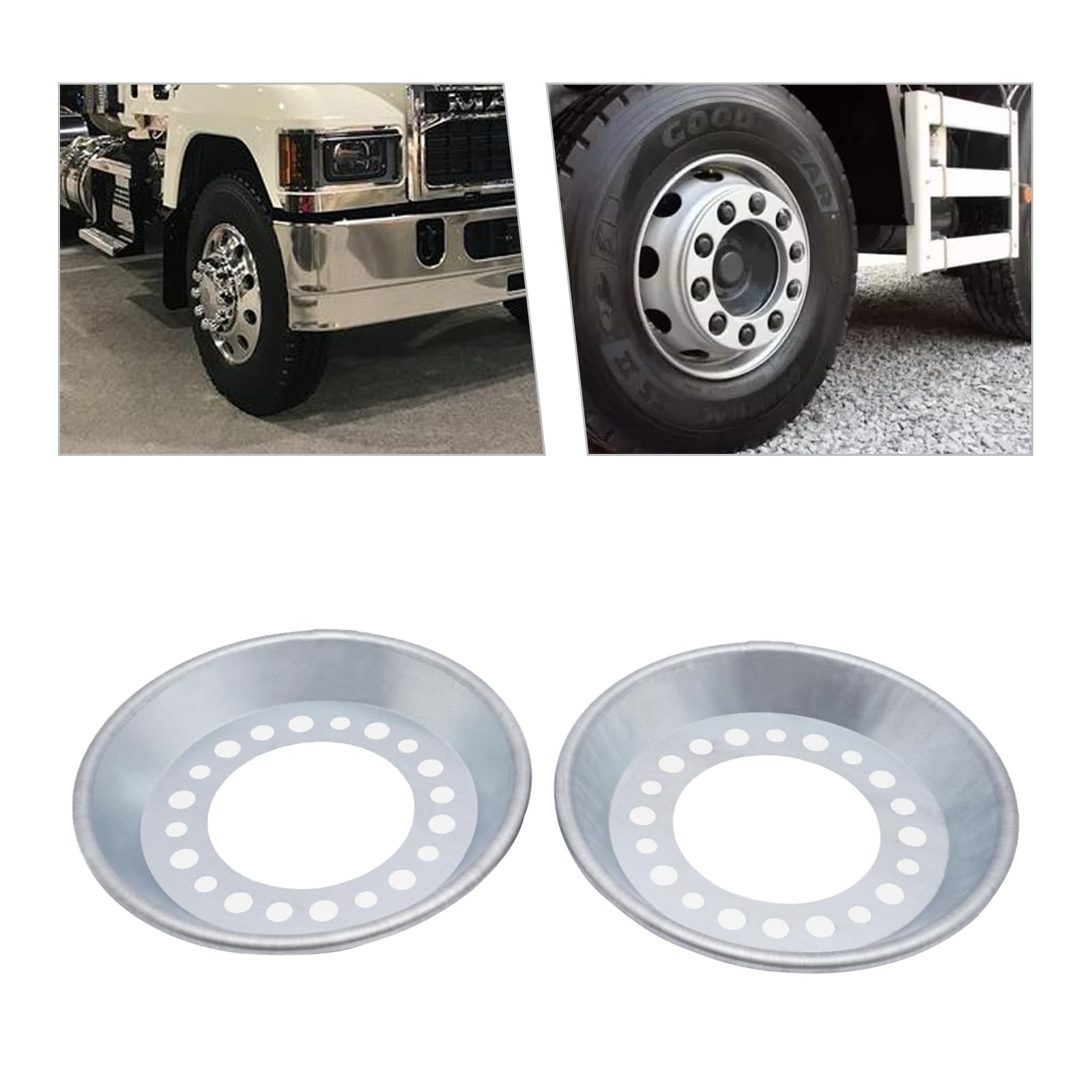 AKaSping 800-822 Wheel Balancer 2 Pack Auto Wheel Balancer Steer Axle Balancers Drive Axle Wheel Balancer for Heavy-Duty Trucks