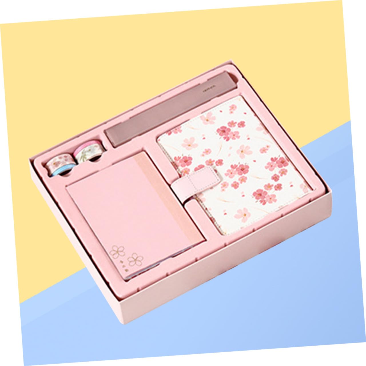 Ciieeo A5-notizbuch Satz mit Pu Hardcover, Rosa, für Mädchen | Tagebuch zum Festhalten von Erinnerungen, Handlich für Alltag und Reisen