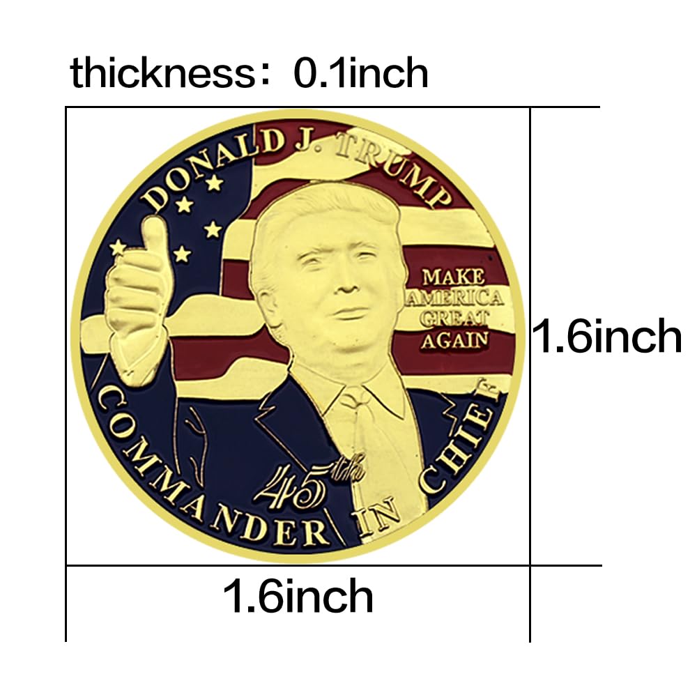 Amazon.co.jp: ドナルド・トランプ記念コインメタルメダル 第47代