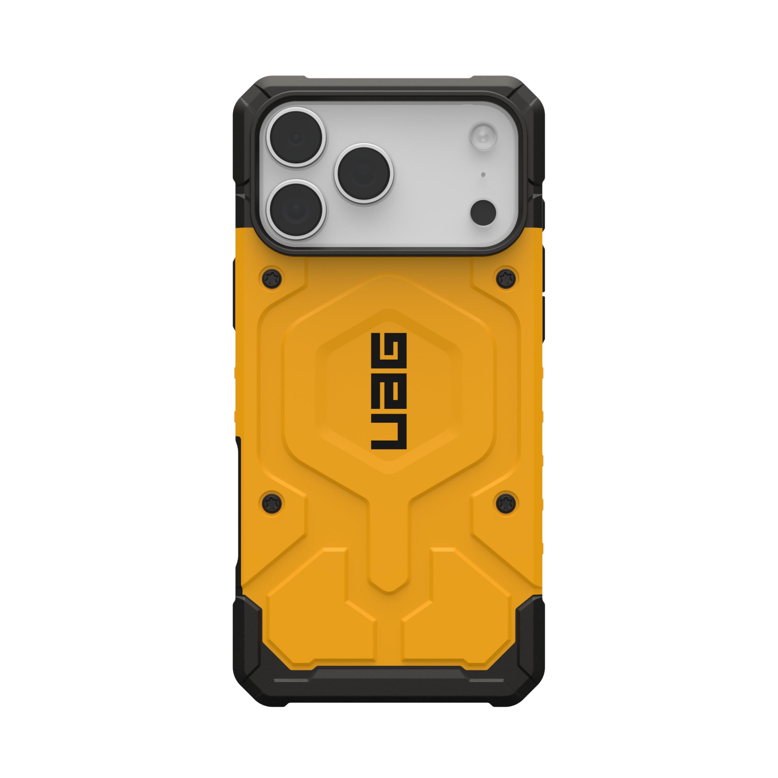 Urban Armor Gear Pathfinder MS Case Compatible con Apple iPhone 17 Pro MAX Funda (Carga inalámbrica/magnética, protección contra caídas de Grado Militar) Heritage Yellow