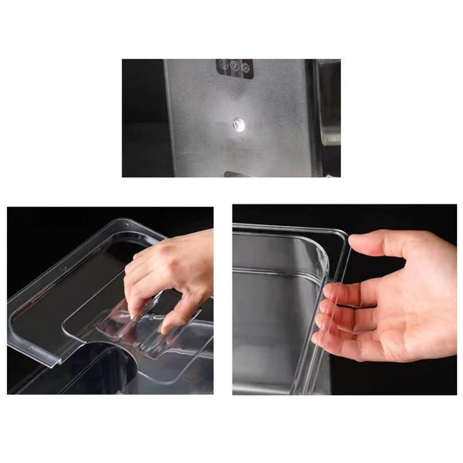 Cuve Sous Vide | Cuve d'Eau pour Cuisson Sous Vide avec Couvercle,Boîte de Immersion Transparente Étanche pour Food Truck Camping-Car Restaurant