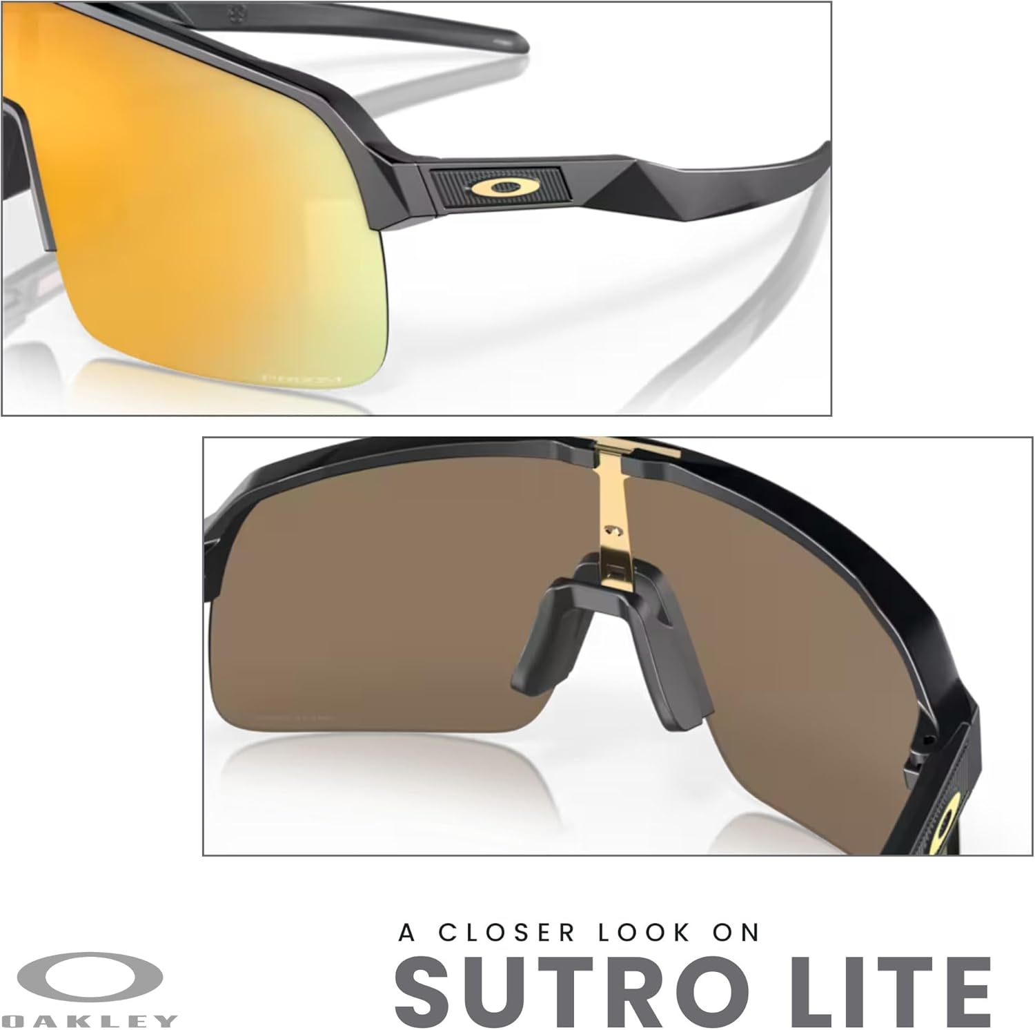 Oakley Sutro Lite OO9463 Shield Sunglasses for Men for Women+ Bundle Accessory Leash Kit, Microfiber Pouch - Image 6