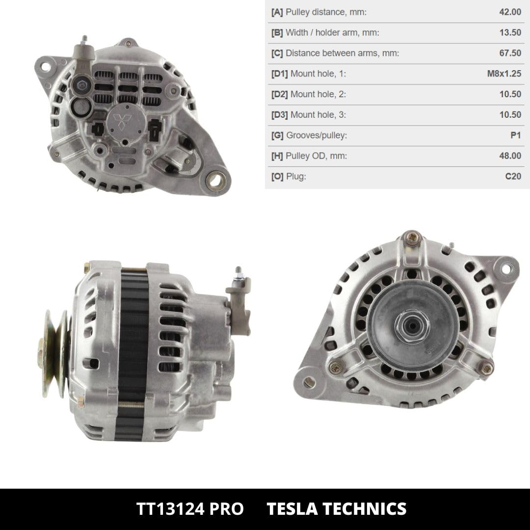 TT13124 PRO. Alternatore per auto 12 V 60A Compatibile con: MAZDA. Il miglior rapporto qualità-prezzo. Facile installazione e garanzia.