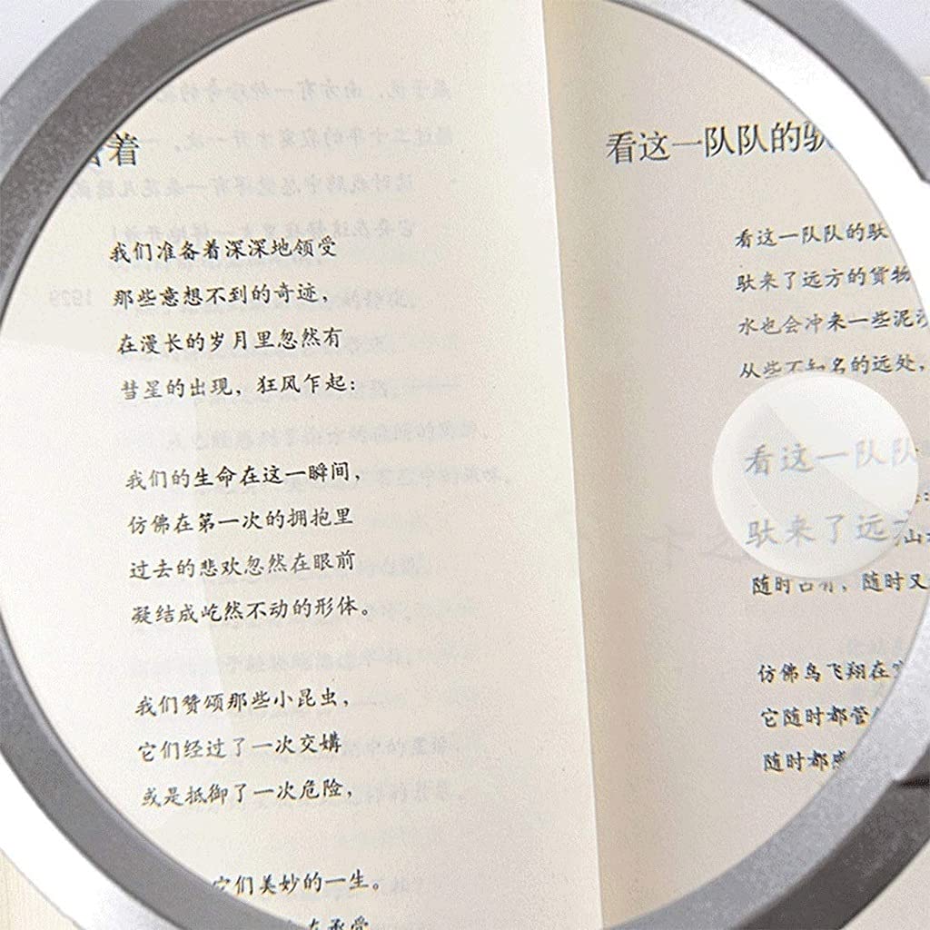 Shangshihua Tischlupe 10-Fach vergrößernd, hochauflösende Optik mit Licht, tragbar, für Elektronikreparaturen, 20-Fach vergrößernd, Tischlampe, Hochleistungs-Optik, besonders geeig