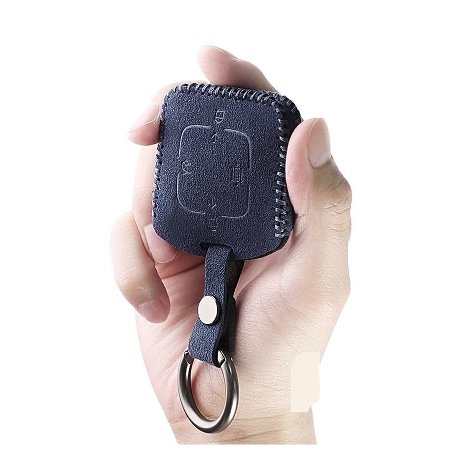 Custodia per Chiave Auto in Pelle Scamosciata, Compatibile con Gli Accessori per alloggiamento 001 009 X