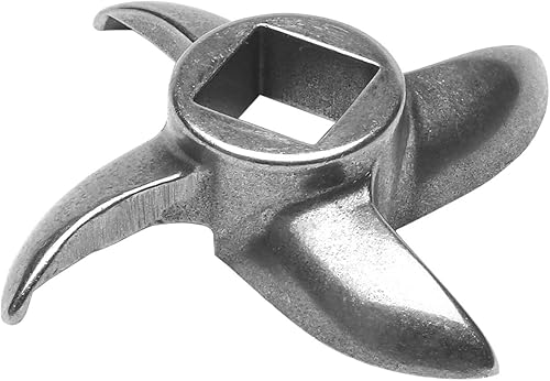 Miniatura 4 de 12 # Cuchilla para picadora de carne de acero inoxidable, repuesto para amoladoras, cuchillo de repuesto para eléctrico o manual