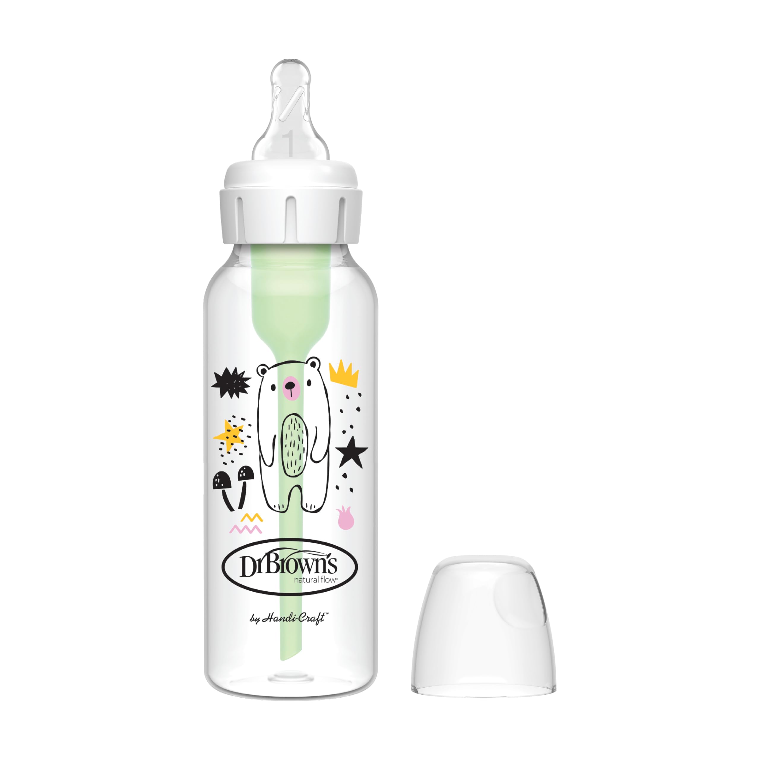 Dr. Brown 's Options – Biberon Standard, 250 ml, colore: rosa