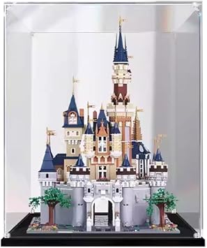 Acrylic Transparent Display Case for Lego 76166 Union Buildings Model Dustproof Transparent Display Case Showcase  21.6 * 12.9 * 35.4 inches Display Case Only 3mm