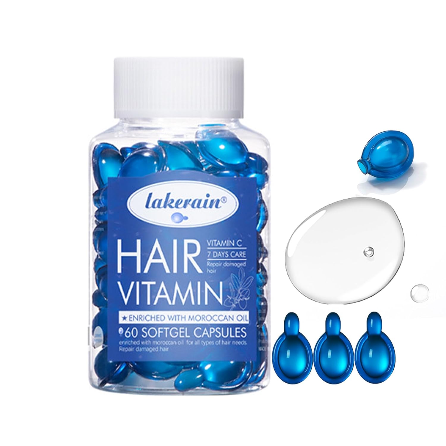 Hair Treatment Serum Oil with Vitamins And Lemon Essence
